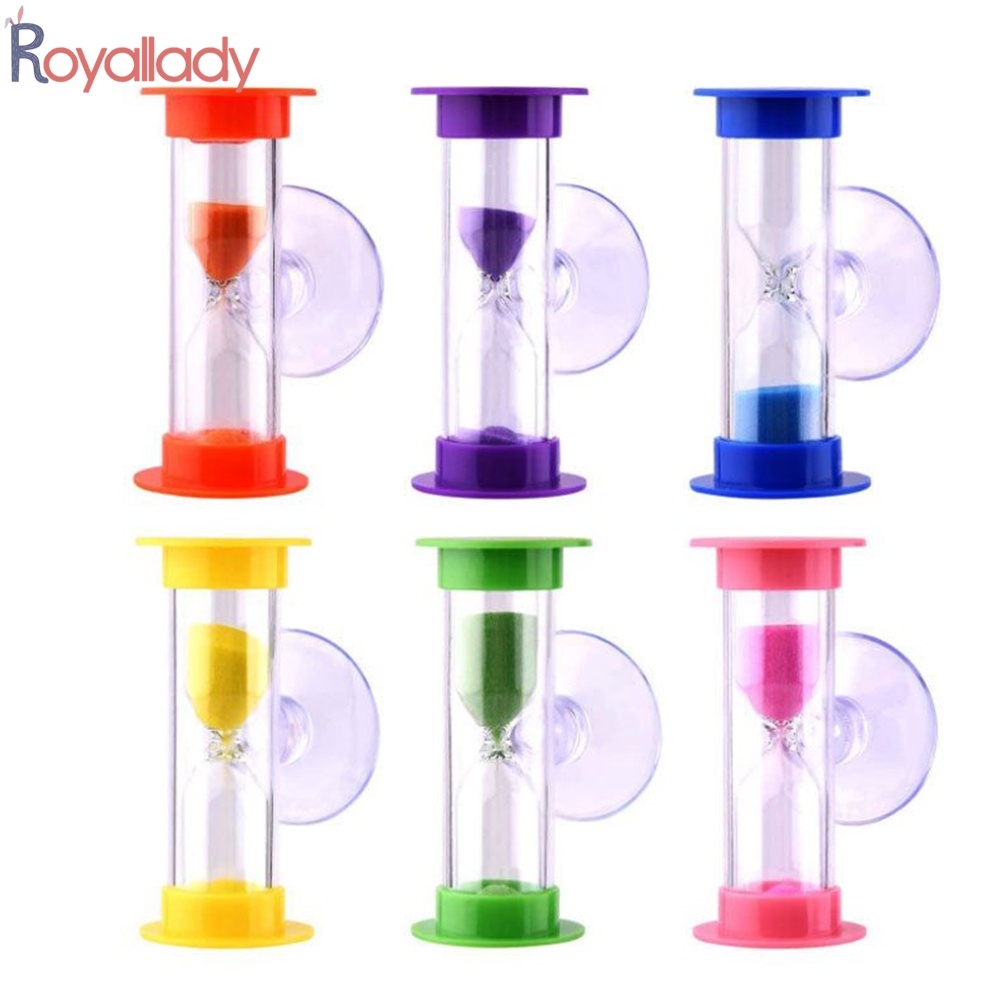 [ROLADY ใหม่เอี่ยม] 2 Min Blue Sand No Battery Shower Timer ประหยัดน้ํา Needed Tooth Brushing Timer