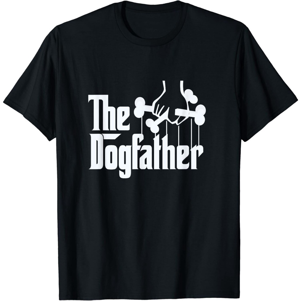 The Dogfather เสื้อ Dog Dad Fathers Day เสื้อ Dog Lover เสื้อยืด