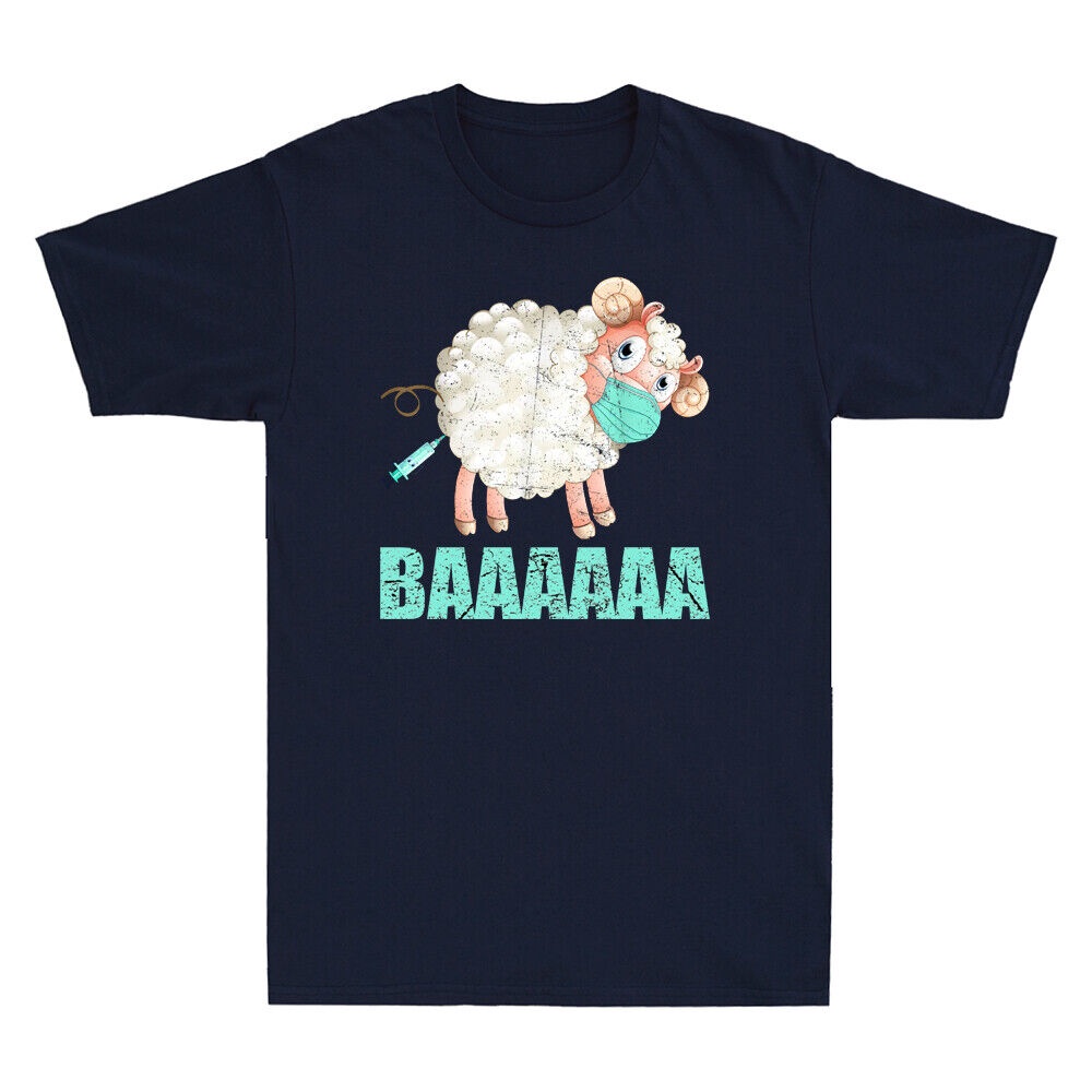 แกะหรือ Sheeple Anti Vaccine Mandate ตลก Vaccine Joke Vintage เสื้อยืดผู้ชาย