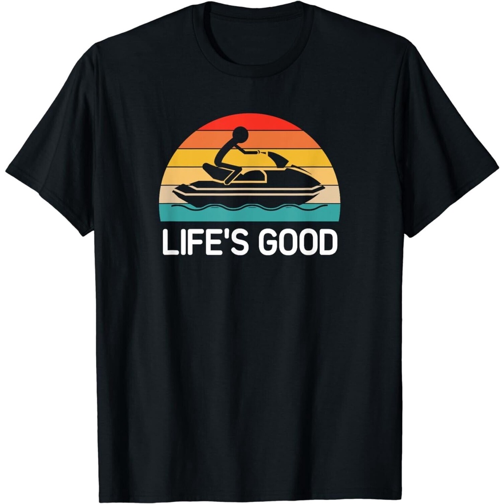 Jet Ski LifeS Good Life คําคมสําหรับเสื้อยืดครอบครัว