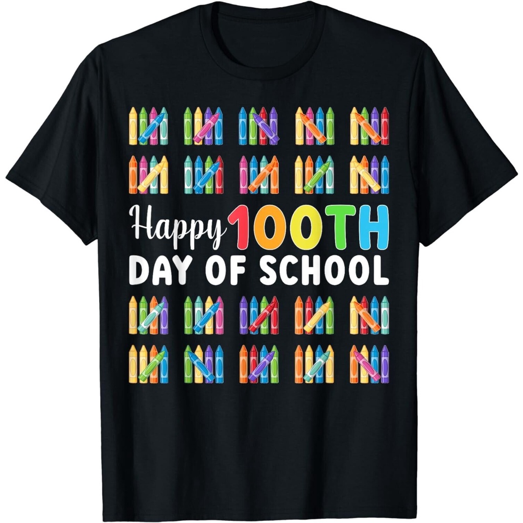 เสื้อยืดโรงเรียน Happy 100Th Day Of School 100 Days Of School