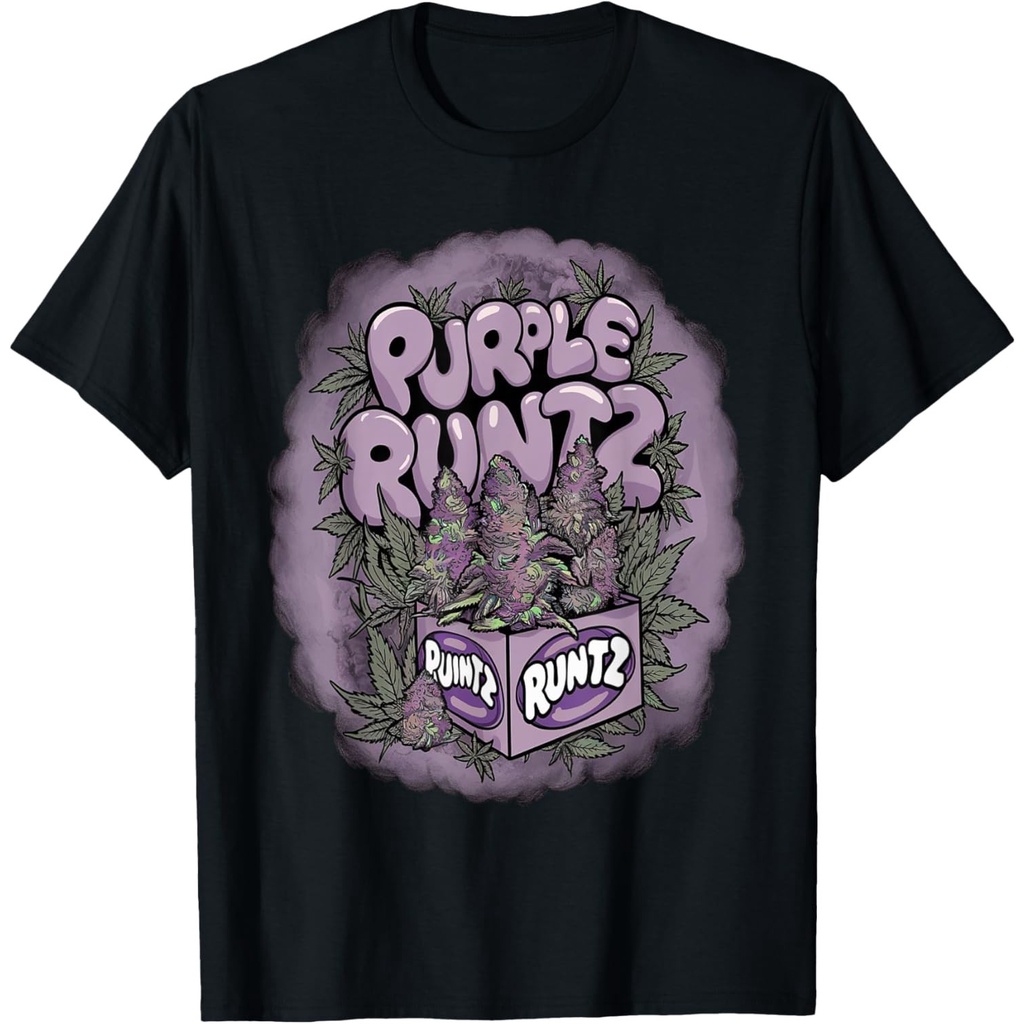 เสื้อยืด Weed Stoner สีม่วง