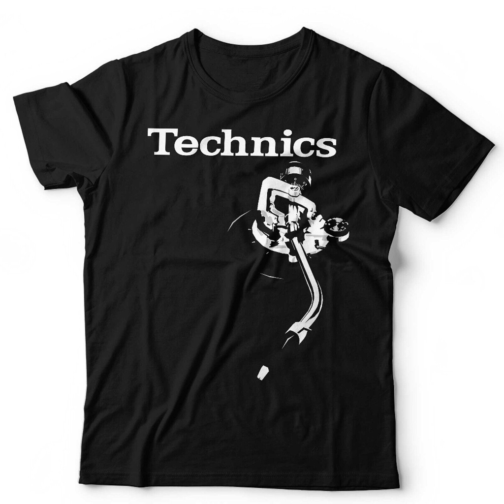 Technics Tone Arm Tshirt Unisex & Turntable แผ่นเสียงไวนิล Dj 1210 สไตลัส