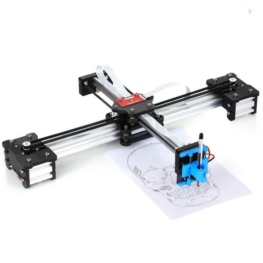 เดสก์ท็อป DIY ประกอบ XY Plotter ปากกาวาดหุ่นยนต์วาดเครื่องภาพวาด Handwriting Robot Kit 100-240VPlott