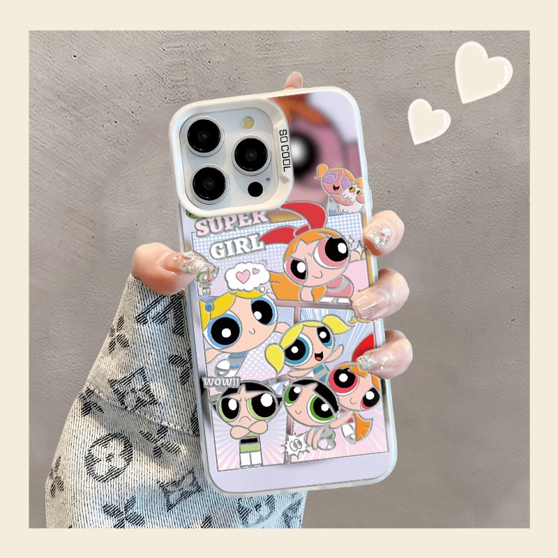 เคสสาวพาวเวอร์พัฟสำหรับ Oppo A58 A11X A5 A2 A55 A53S A57 A16 Find Case X5 X6 X7 X8 PRO V23 11 10 PRO