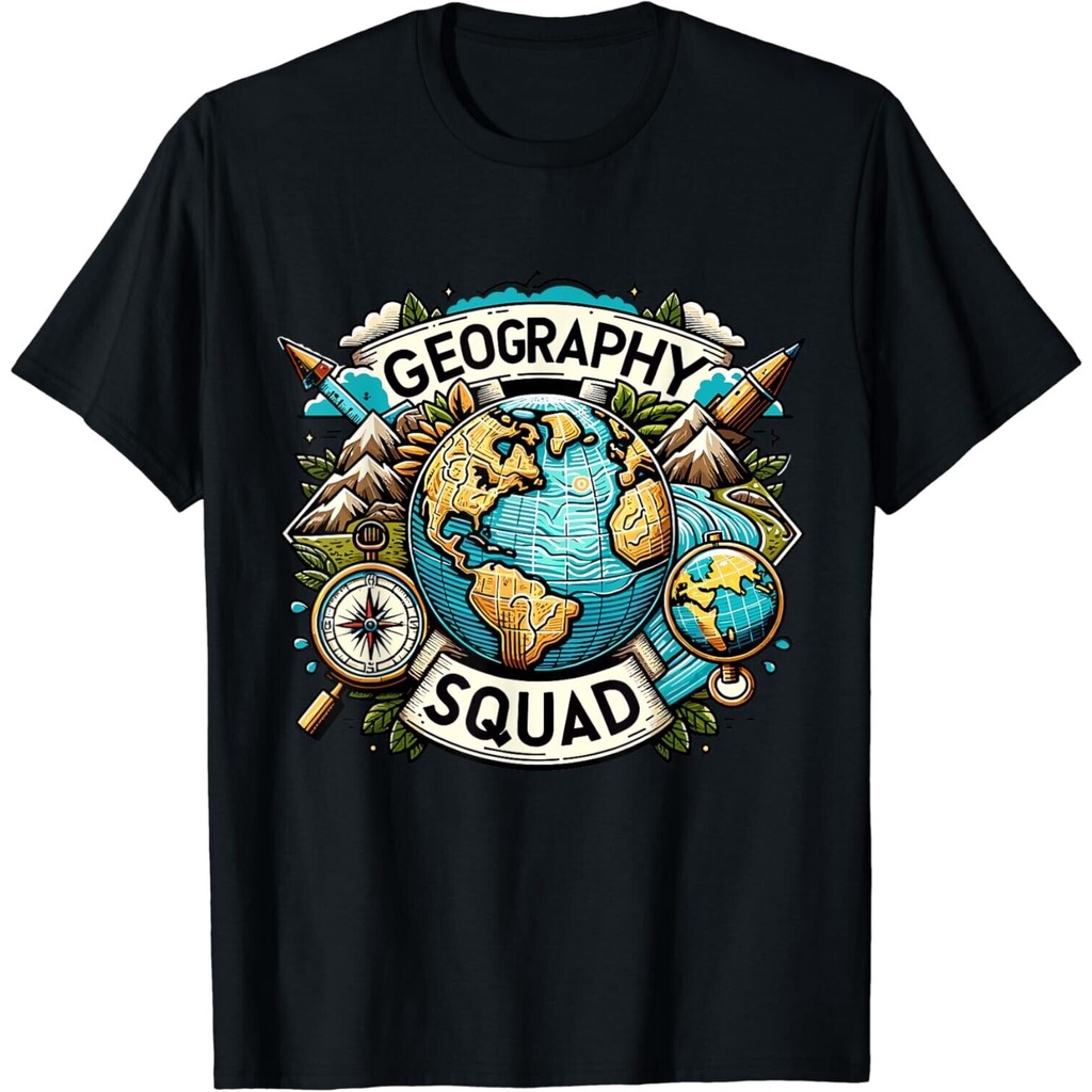 เสื้อภูมิศาสตร์ Squad สําหรับเสื้อยืดภูมิศาสตร์ Geographer