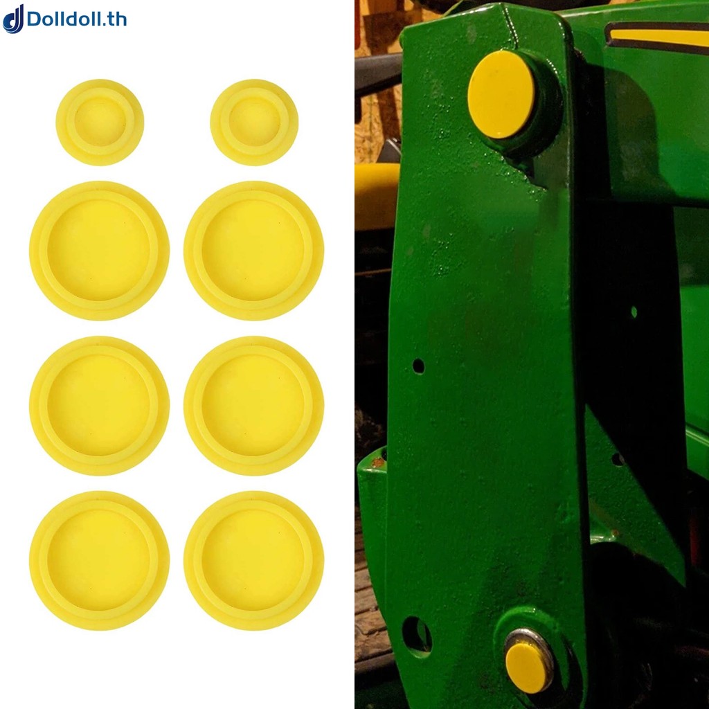 [Dolldoll] 8PCS สําหรับ 1023E 1025R 2025R Compact Tractor 120 Loader Zerk Fitting Grease Cap