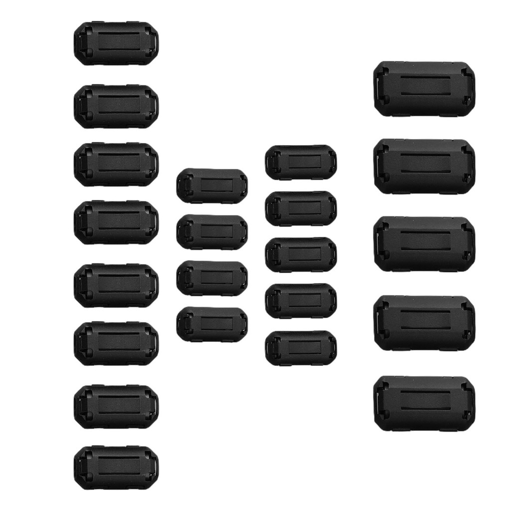 SWTDRM Hot22pcs Anti Interfal Snap Ferrite Demagnet Filter Cable Core Choke Clip EMC