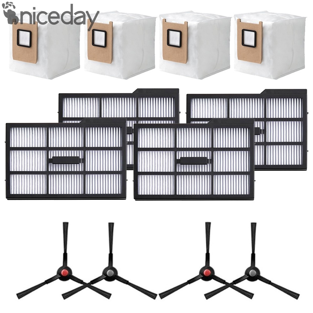 [ลดกระหน่ํา] ชุดกรองกระเป๋าทําความสะอาดแปรงด้านข้างอุปกรณ์เสริมสําหรับ Eufy For Omni E25 E28