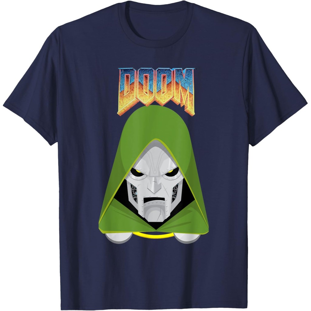 เสื้อยืดผ้าฝ้ายผู้ชาย Dr Doom game lover เสื้อยืดผ้าฝ้ายแขนสั้นคุณภาพสูง