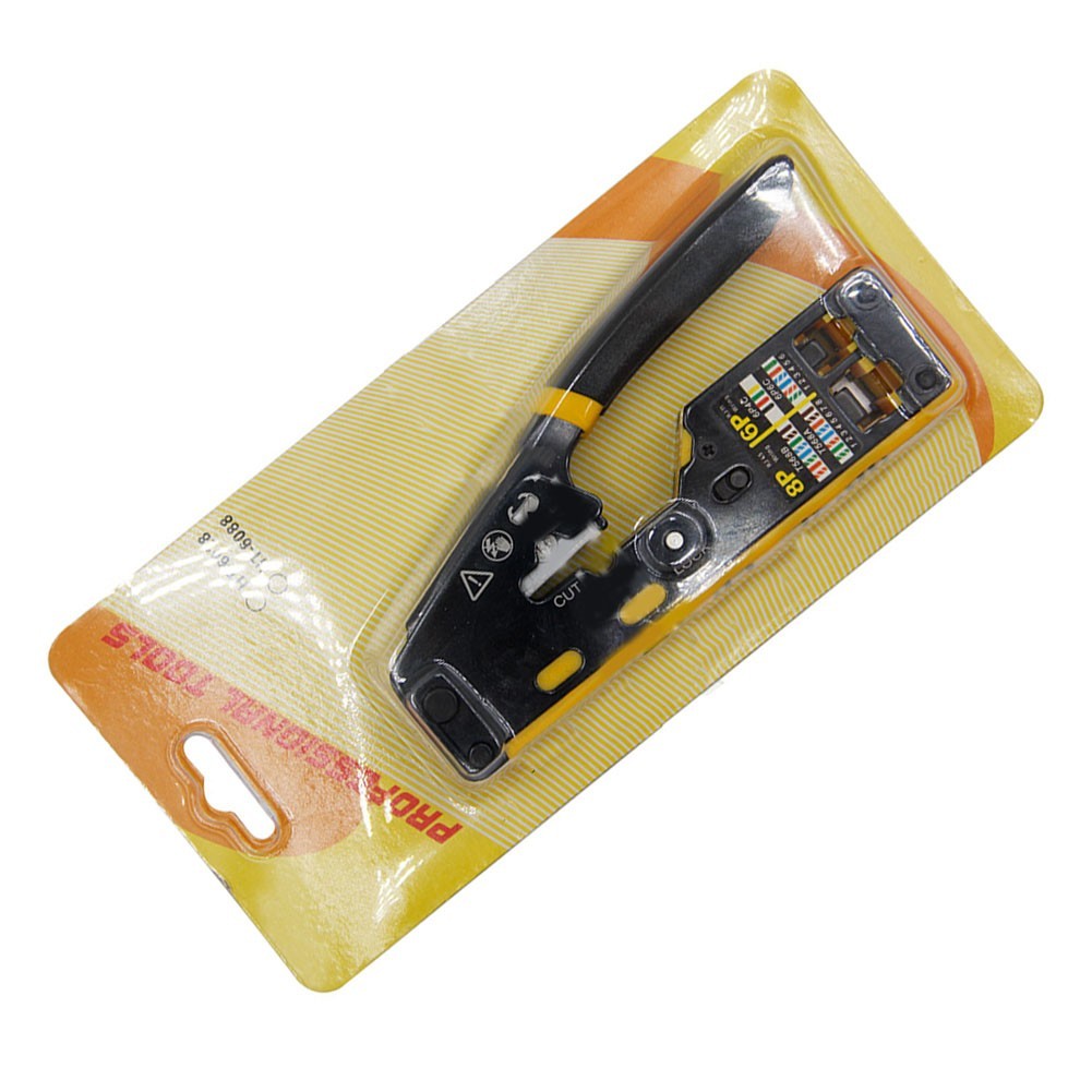 SWTDRM HotCrimp Tool Pass Through Crimper Cutter สําหรับ 6P/8P/8C Connector เครื่องมือลวด