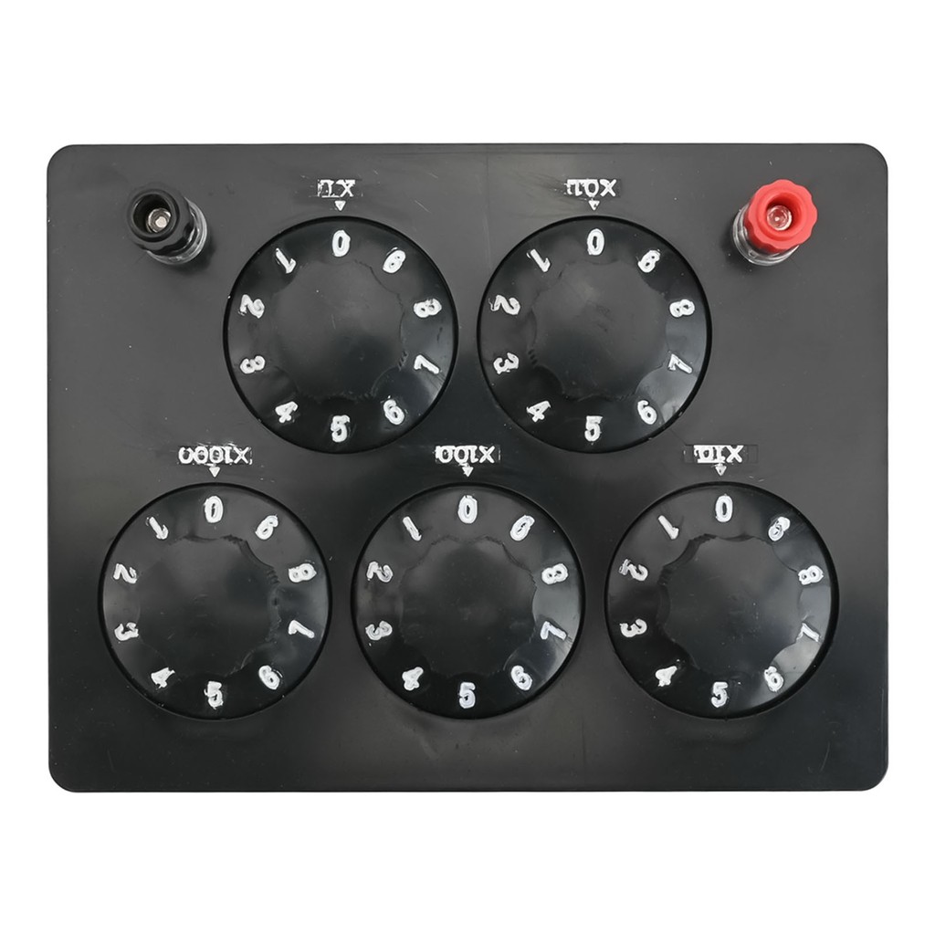 <FAIRLAND-TH> สําหรับกล่องความต้านทานการสอนที่แม่นยํา 9999.9ohm กล่องต้านทานห้องปฏิบัติการแบบปรับได้