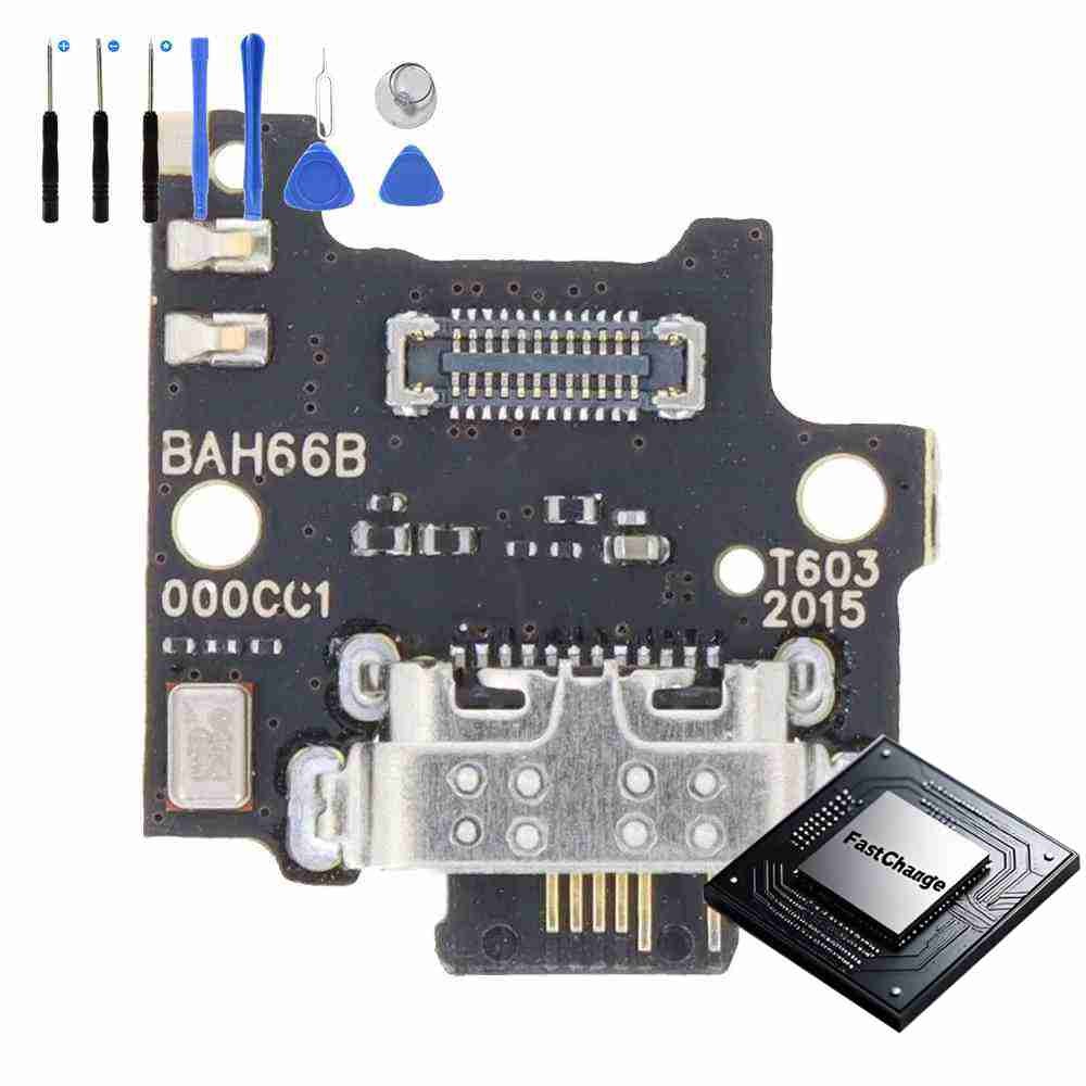 Eutoping usb connector พอร์ตชาร์จสําหรับ TCL 10 Pro T799H T799B พร้อม Fast CHARGING IC Assembly Repl