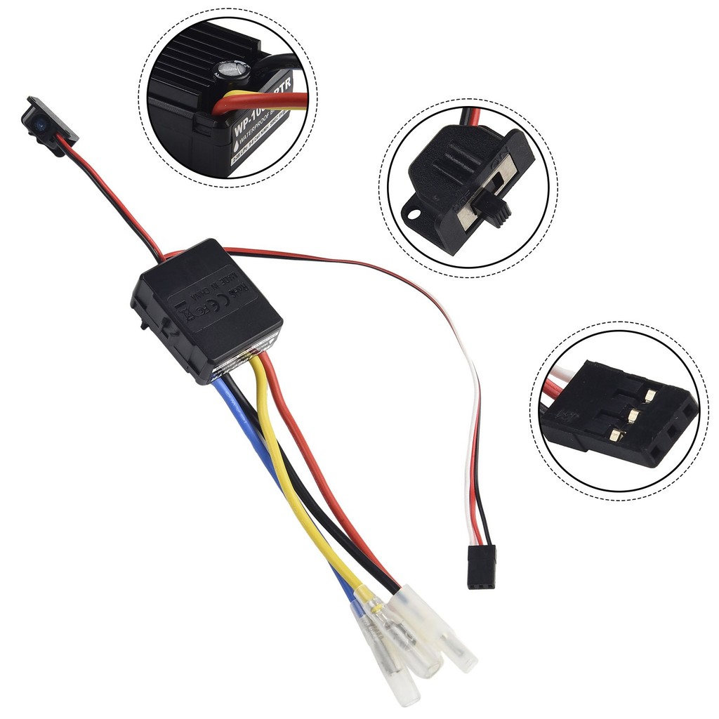 SWTDRM Hot1060-RTR 60A Brushed ESC Electronic Speed Controller