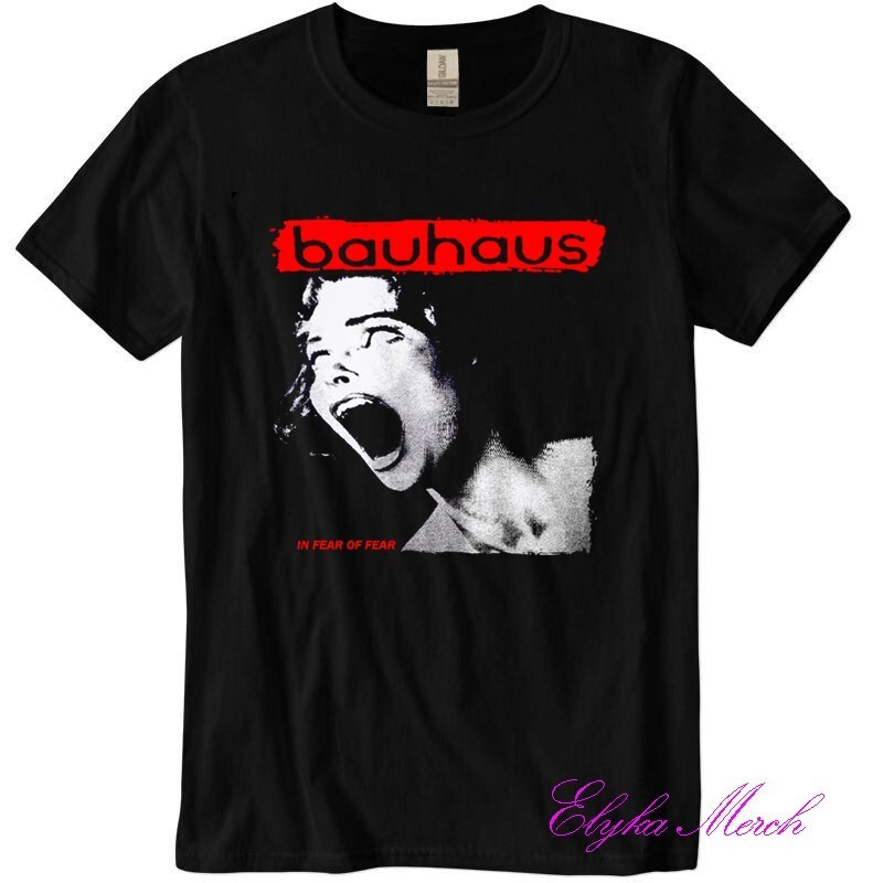 2025 Tops Casual Streetwear Bauhaus Movie Arts Logo Design T-Shirt New Heavy Cotton Tee