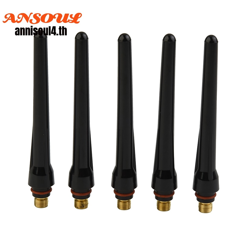 5 ชิ้น 57Y02 ถ้วยหลังยาวสําหรับไฟฉายเชื่อม Tig WP-17 WP-18 WP-26