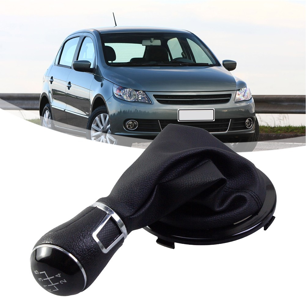 1 pcs 5 ความเร็วสีดํา Manual Shift Handball ฝาครอบ Shift Knob สําหรับ GOL สําหรับ G6 สําหรับ G5