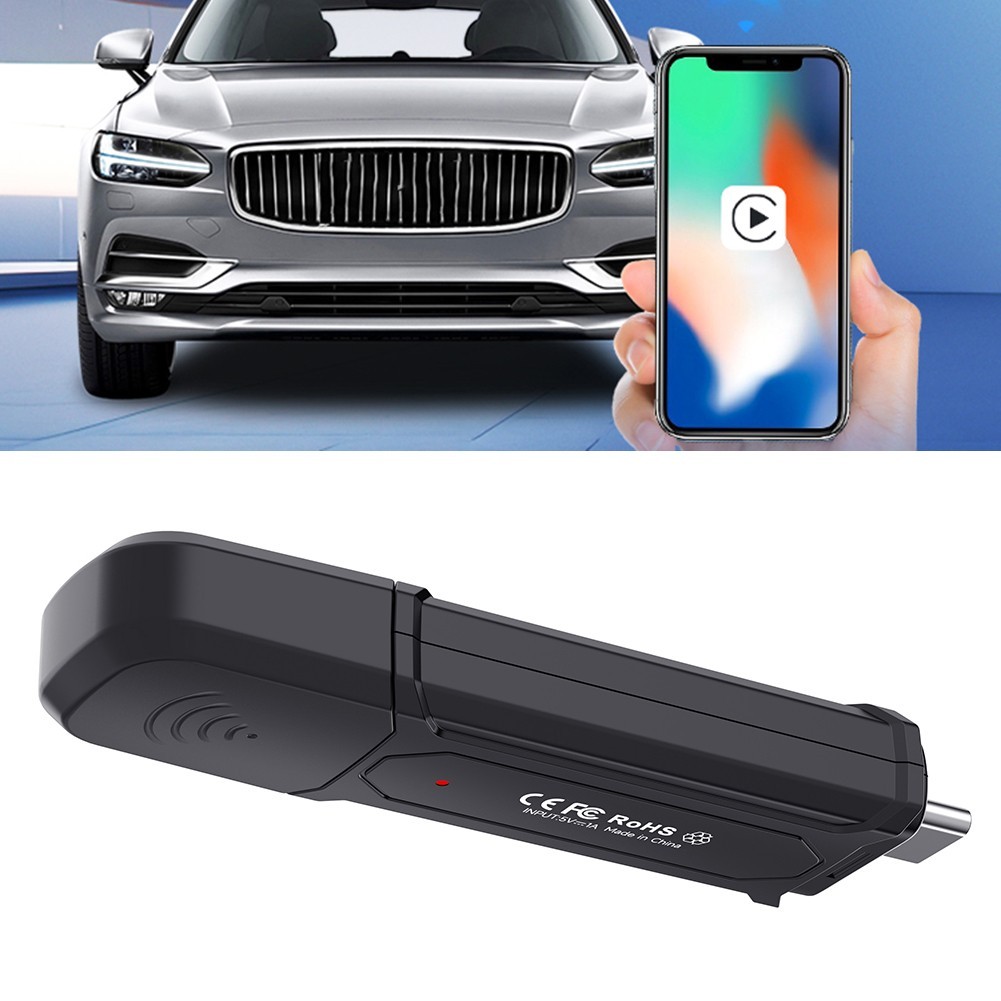 APRTY Wireless สําหรับอะแดปเตอร์ Carplay สําหรับอะแดปเตอร์ไร้สาย CarPlay สําหรับเครื่องเล่นสื่อในรถย