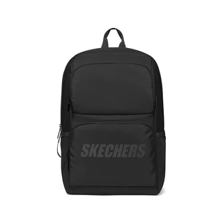 Skechers กระเป๋าเป้สีดำ กระเป๋าคอมพิวเตอร์ กระเป๋านักเรียน กันน้ำทนทาน - L320U196