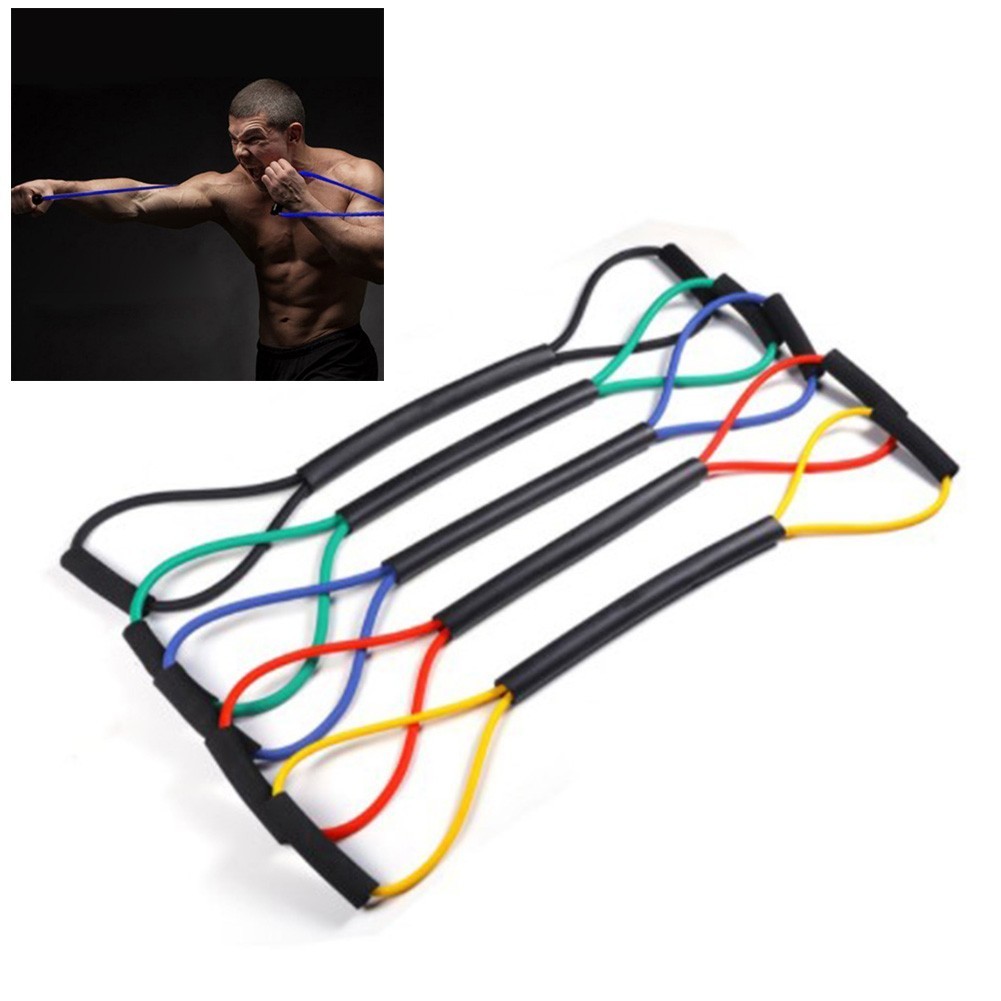 DELA FastMMA Boxing Resistance Bands Rubber Speed Training Pull Ropes อุปกรณ์ความแข็งแกร่ง