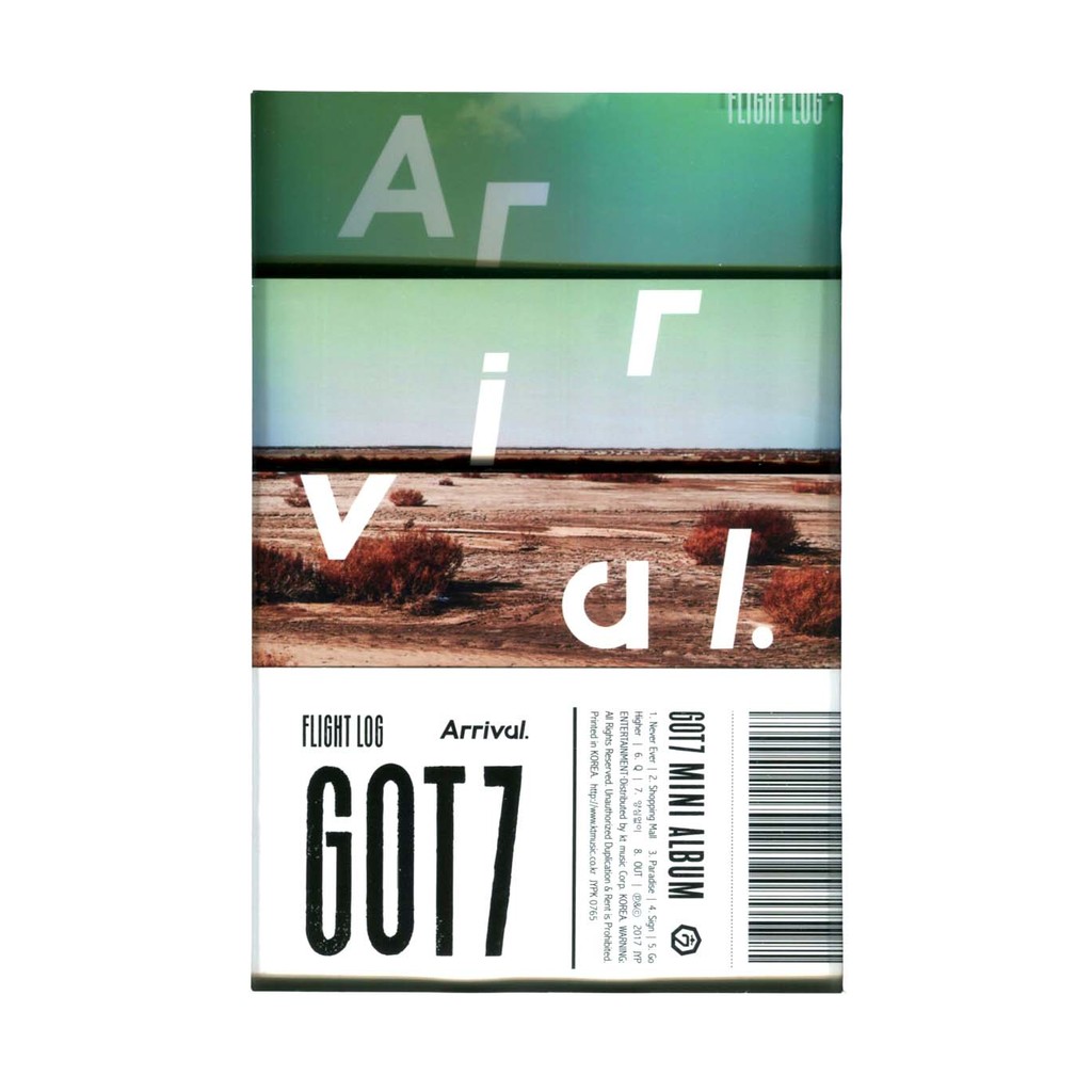 GOT7 - Flight Log: Arrival (อัลบั้มจิ๋ว 6 พร้อมโฟโต้การ์ด 3 ใบ)