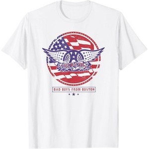 เสื้อยืด Red, White & Boston Retro Style 70s 80s 90s เสื้อยืดกราฟิก