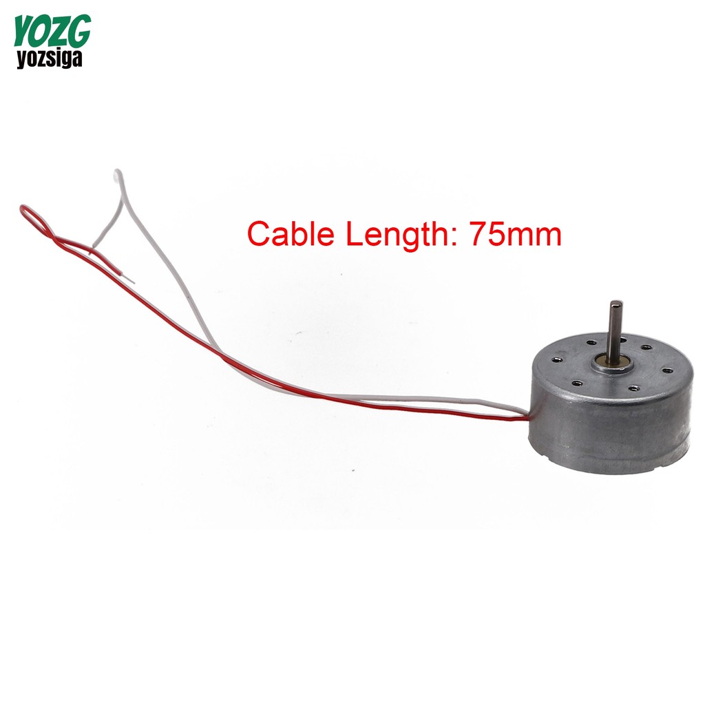 RF-300CA RC-300 DC 3V 5V 6V 10300RPM Mini 24 มม.รอบมอเตอร์ไฟฟ้า 2 มม.เพลา