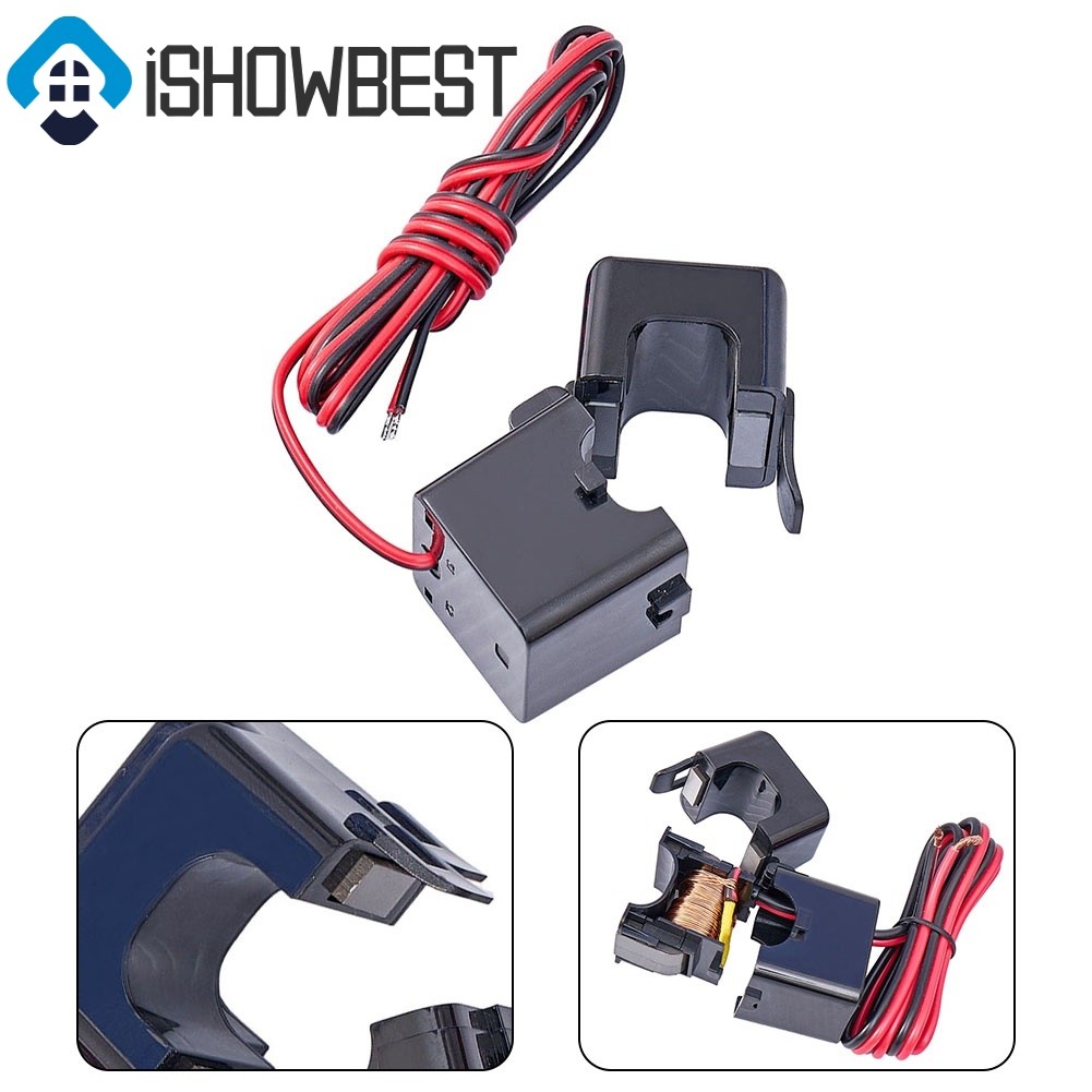 1PCS Miniature แยก Ferrite Core Clamp เซ็นเซอร์ปัจจุบัน Current Transformer Clamp