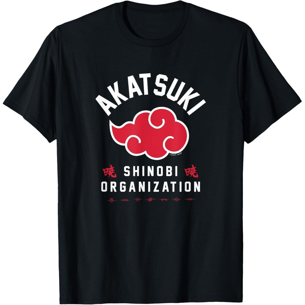 เสื้อยืด Naruto Shippuden Akatsuki Shinobi Organization