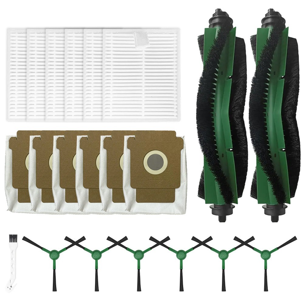 ชิ้นส่วนอะไหล่ 21 ชิ้นสําหรับ Roomba Q0520 - สําหรับเครื่องดูดฝุ่นหุ่นยนต์ Vac 2