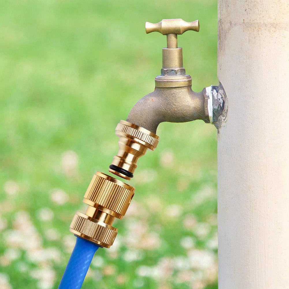 WATE FastBrass G3/4in Garden Tap Connector ท่อน้ํา Adaptor Quick Release - รูปที่ 6