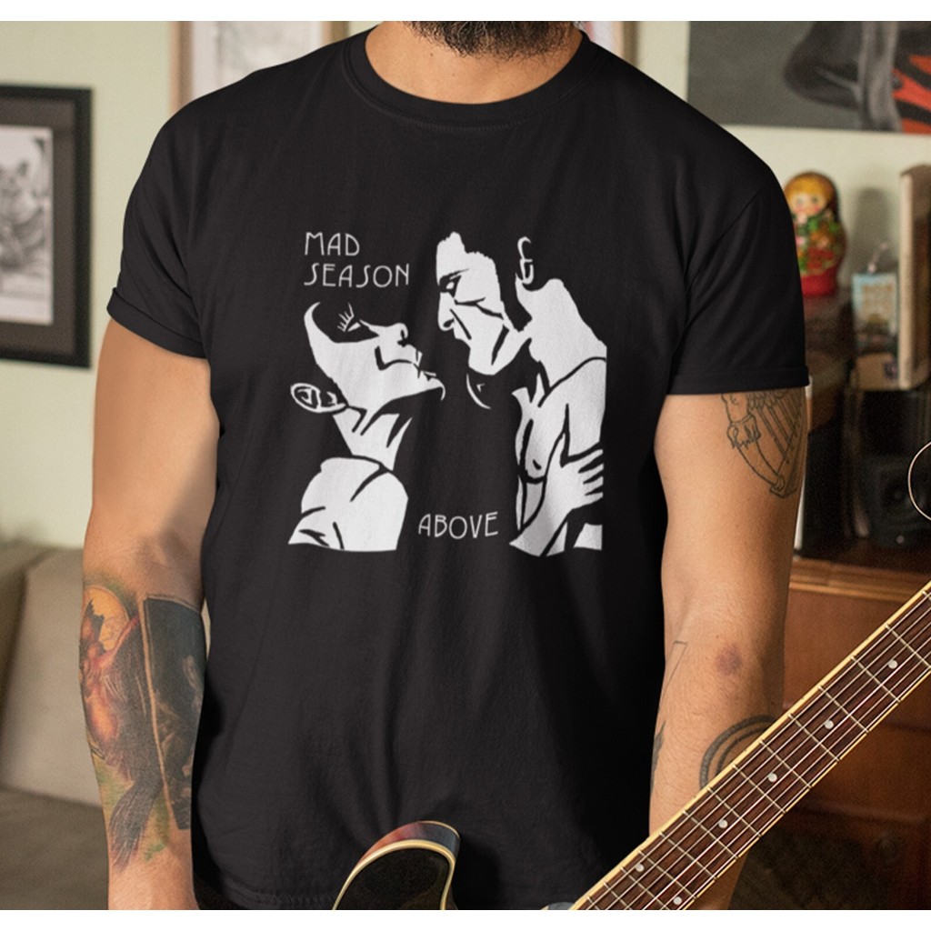 เสื้อยืดสไตล์ Mad Season และ Grunge สำหรับแฟนเพลง Seattle Rock