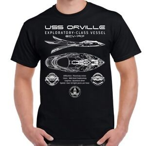เสื้อยืดผู้ใหญ่ Orville Ecv-197 Ship Schematic