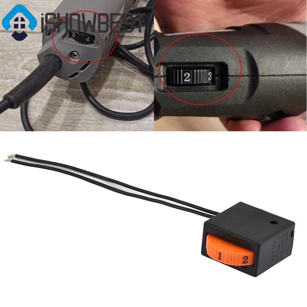 250V 6A เครื่องมือไฟฟ้า 6 ตําแหน่งสวิตช์ควบคุมความเร็ว FA-8/1FE 5E4