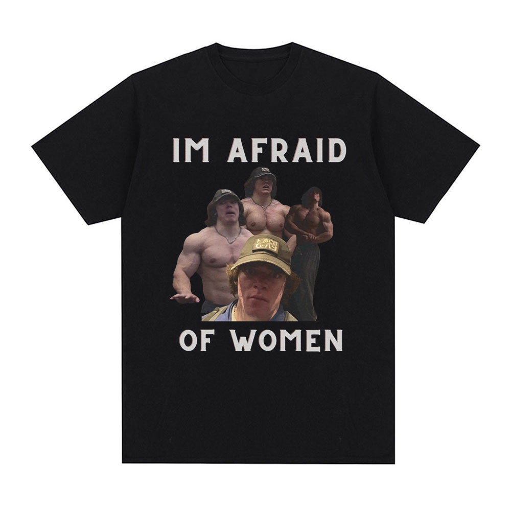 Gift Shirt Im Afraid of Women Sam Sulek T Shirt Gym Fitness Lovers Gift T-shirts Men xs-3xl