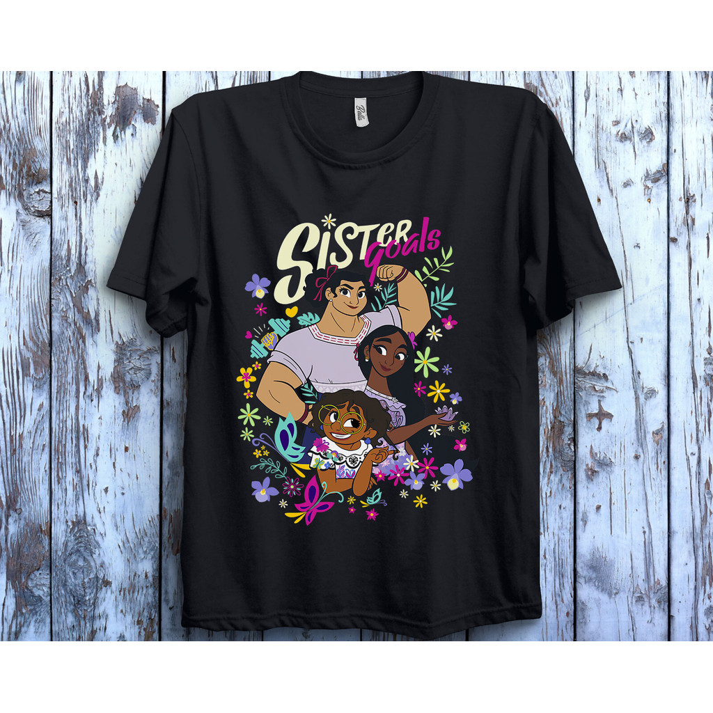 Disney Encanto Sister Goals Group Shot เสื้อเสื้อยืดผู้ใหญ่ Unisex 301011