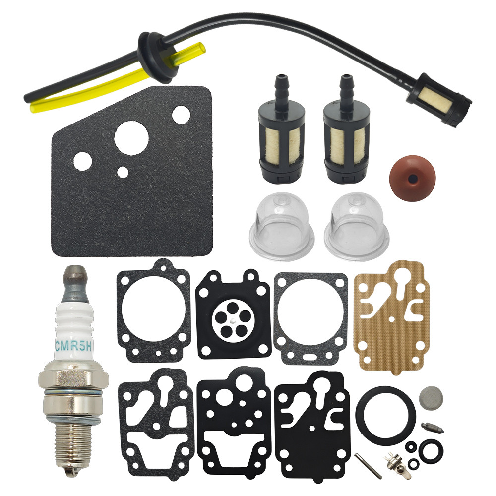 ชุดซ่อมคาร์บูเรเตอร์สายเชื้อเพลิงสําหรับ GX35 GX25 HHB25 HHH25 K20-WY K10-WYJ Carb ไดอะแฟรมปะเก็นเข็ม Chainsaw อะไหล่