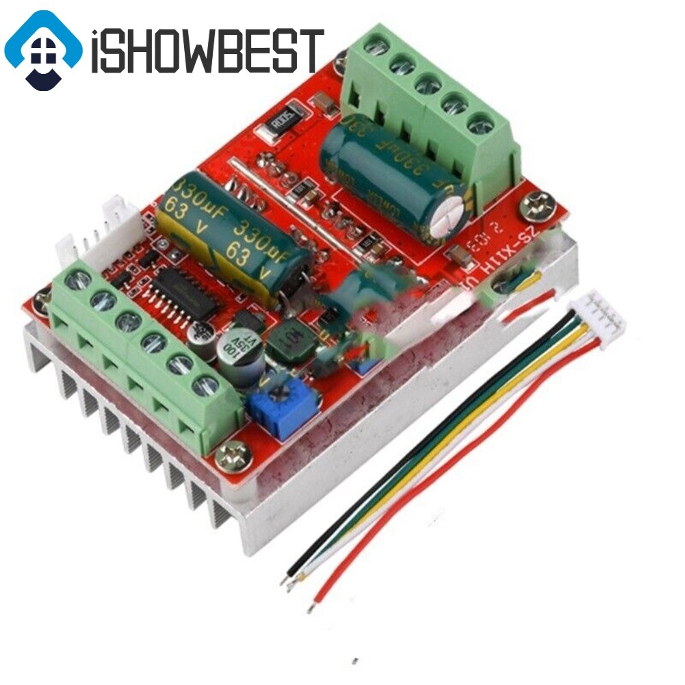 DC 12/24/48V-BLDC 6-60V 400W/3 เฟส-Brushless-Motor-Controller Driver-Board