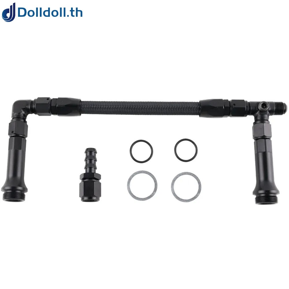[Dolldoll] AN6 สําหรับ Braided Double Feed Carburettor Fuel Line สําหรับ Holley 4150 Carburettor เคร