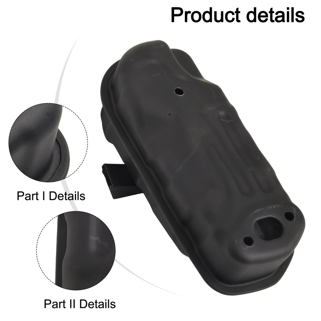 ท่อไอเสียสําหรับ BR800 BR800X BR800C กระเป๋าเดินทางสะพายหลัง 4283-140-0611 (สีดํา)