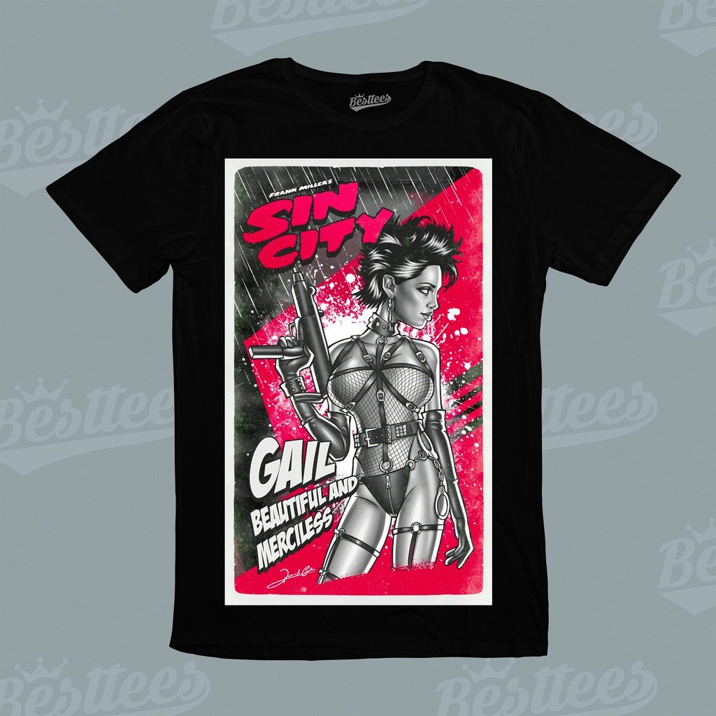 2025 เสื้อยืดกราฟิก Sin City สวยและ Merciless 2025