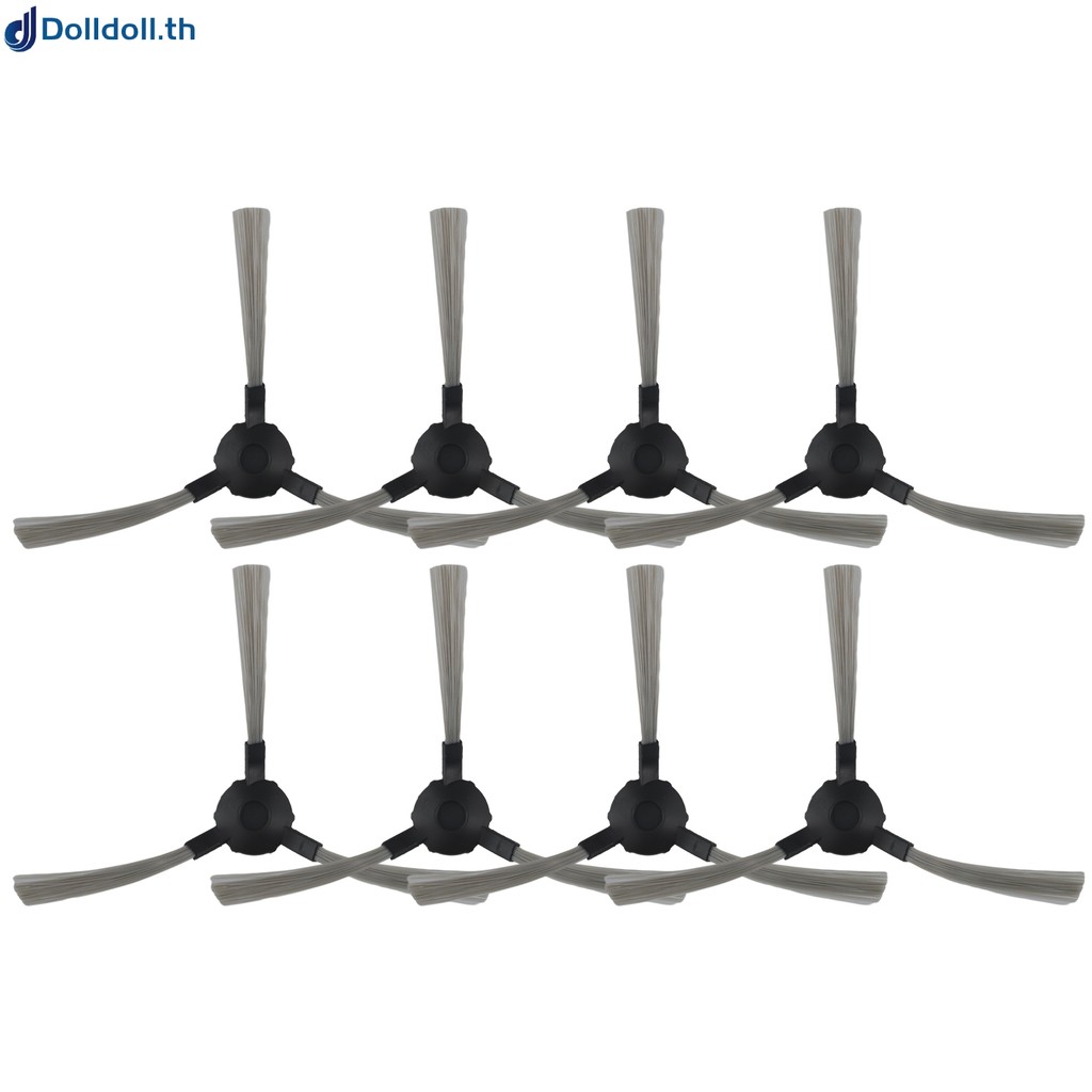 [Dolldoll] 8 ชิ้นแปรงด้านข้างสํารองสําหรับ iCLEBO สําหรับ G5 สําหรับ Kitfort KT-552К-566 เครื่องดูดฝ