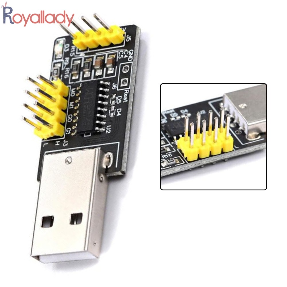 [ลดกระหน่ํา] 2 ชิ้น CH9329 โมดูลตัวแปลง USB HID สําหรับพัฒนาการเกมไม่มีไดร์เวอร์