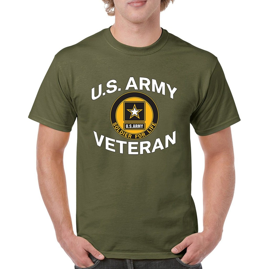2025 Us Army Veteran ทหารสําหรับชีวิต Tshirt ทหาร Dd 214 Patriotic Mens Tee