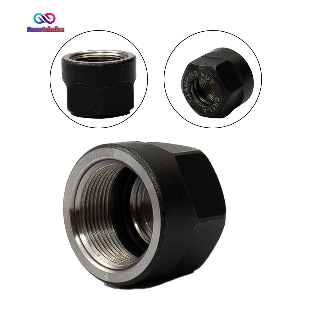 ER11 A Type Collet Clamping Nut สําหรับเครื่องกลึงหัวกัด ER Collet CNC Chuck