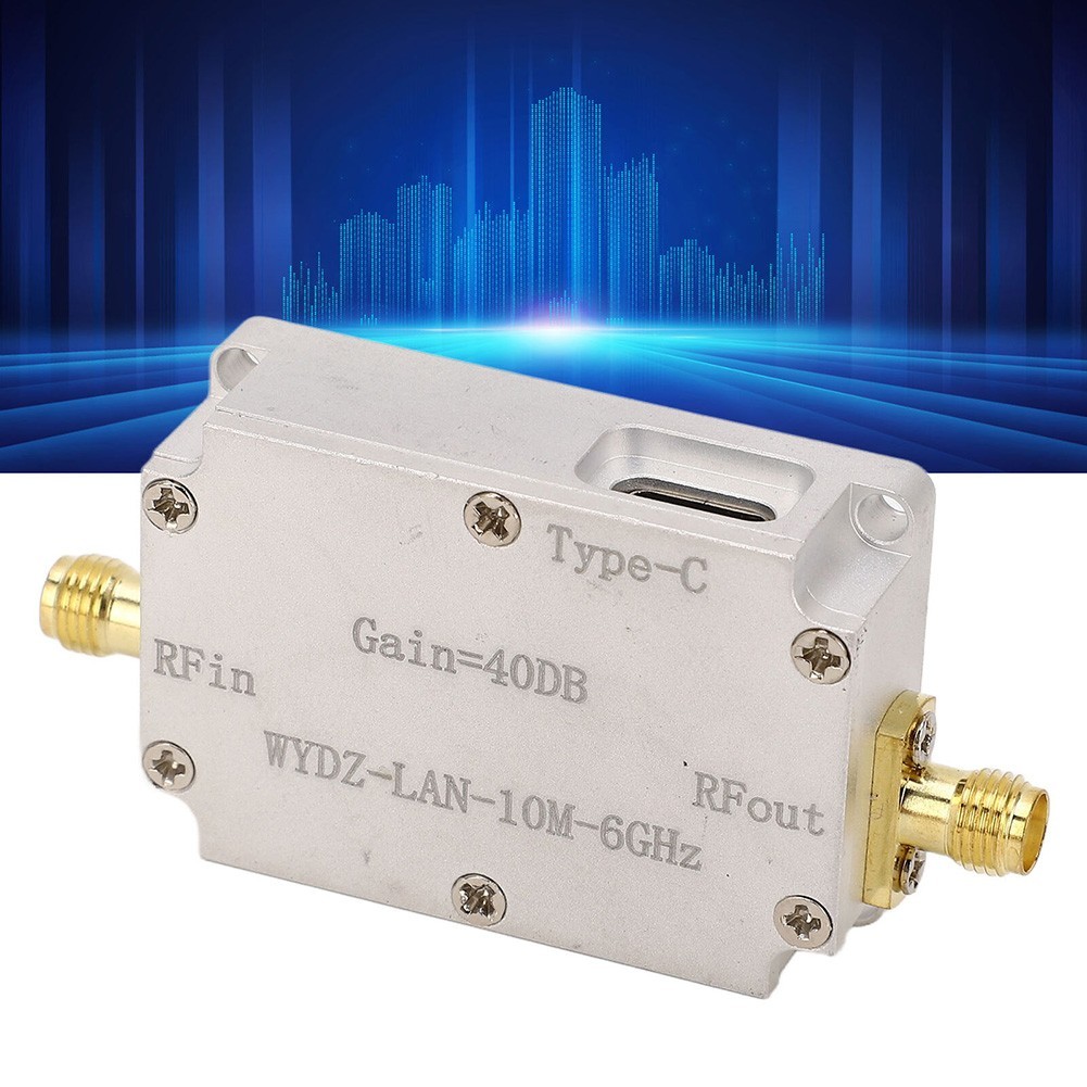 [SWHOME] 40DB Gain 10M ถึง 6GHz Low Noise Amp lifier RF Preamplifier RF Power Amp lifier