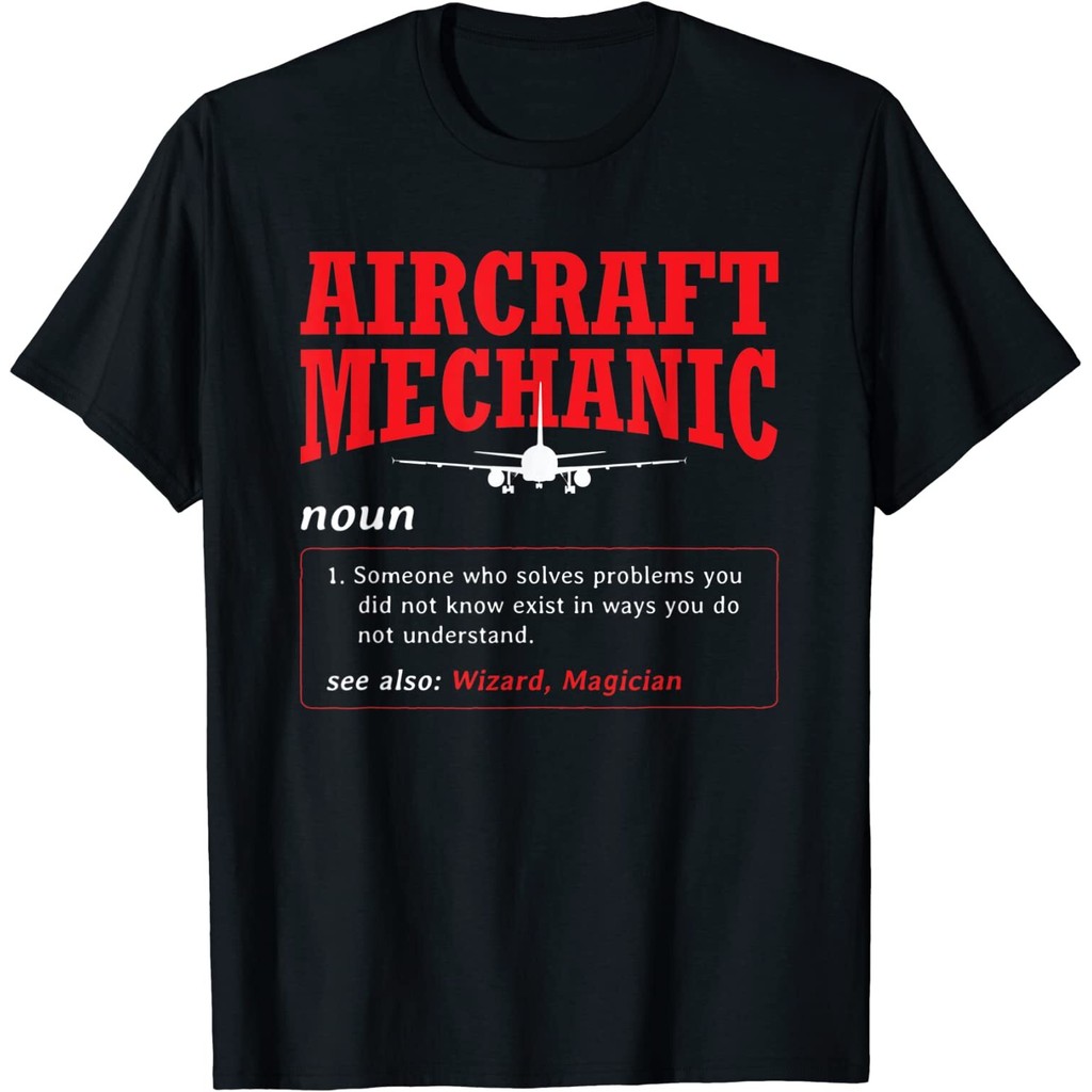 2025 ใหม่ Limited Aircraft Mechanic Definition Airplane Aircraft Mechanic Tshirt