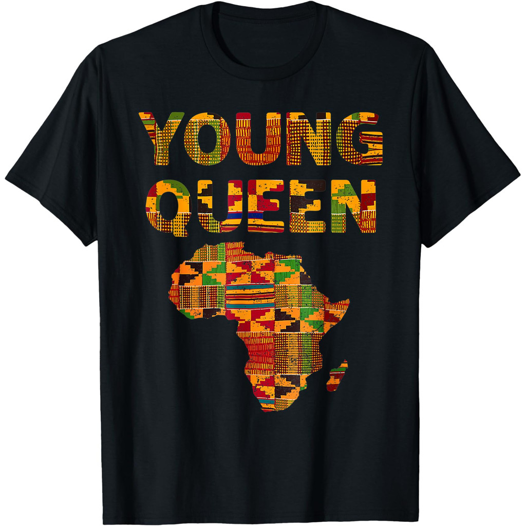 เสื้อยืด Cool Keente Cloth Art African Print African Queen