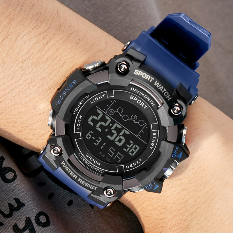 POSHI Mens Waterproof Luminous Business Watches Date Mens Wrist Watch Stainless Steel