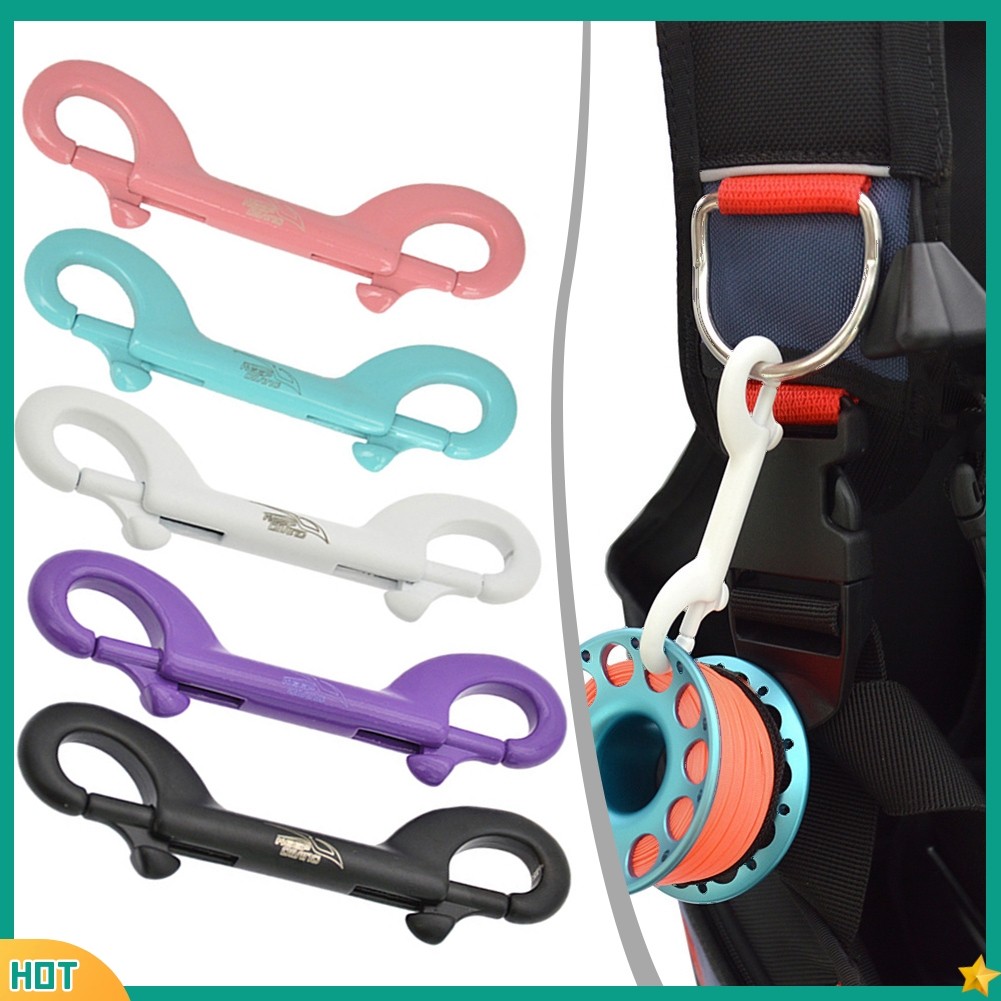 QC Diving Double Ended Clip Hook Bolt Snap Scuba 90mm Buckle Hook Bolt Snap